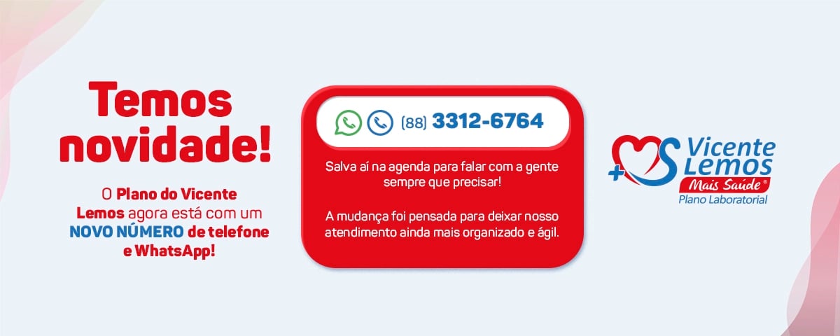 Novo Número MAIS SAÚDE - baner site
